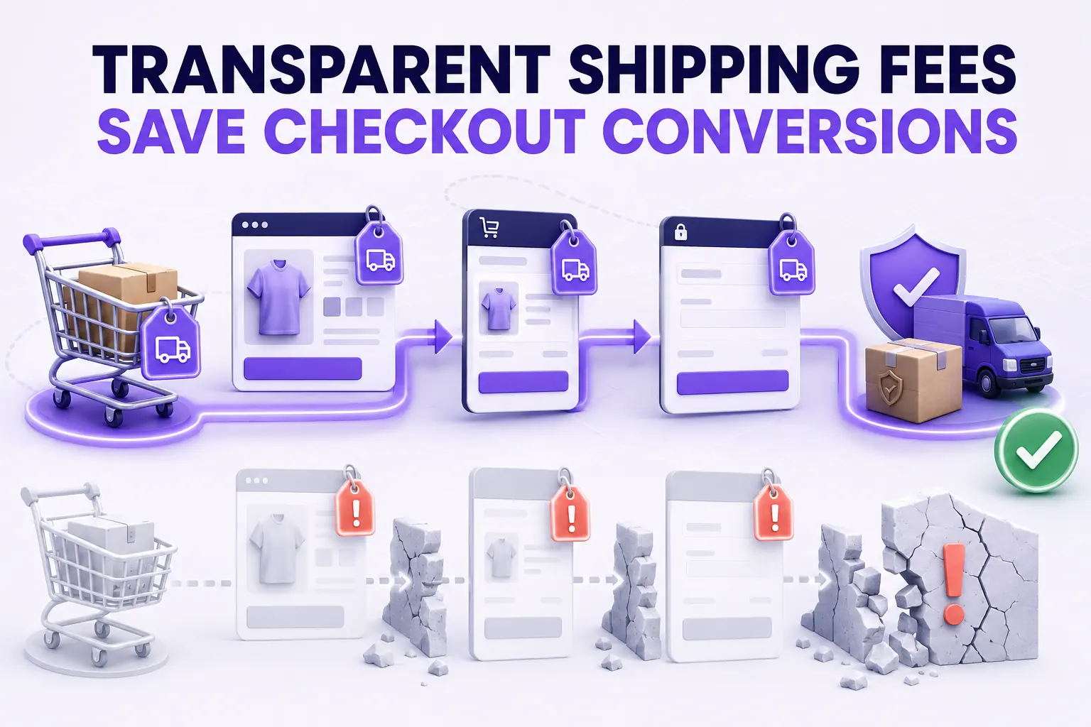 How Transparent Shipping Fees Save Your Shopify Checkout Conversions