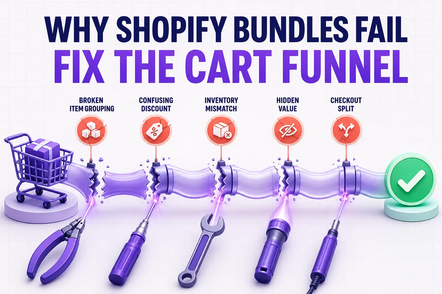 Why Your Shopify Bundles Aren't Generating More Revenue (And How to Fix the Cart Funnel)